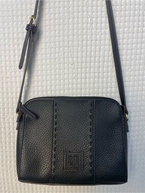 Liz Claiborne Black Crossbody Bag Purse Handbag